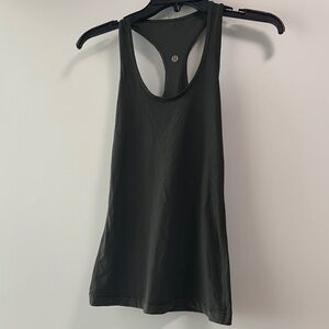 Army colored Lululemon tank 
Size 4